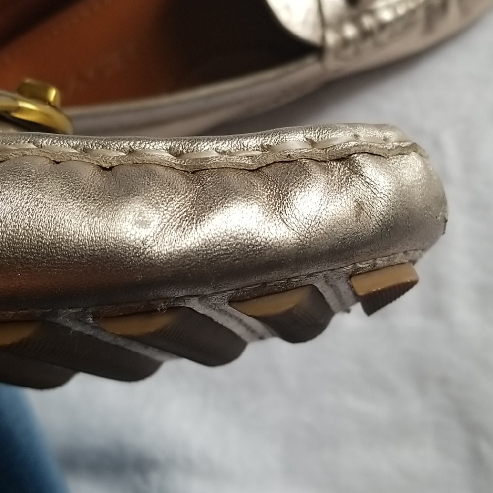 Coach Gold Glam Loafers - Picture 10 of 10